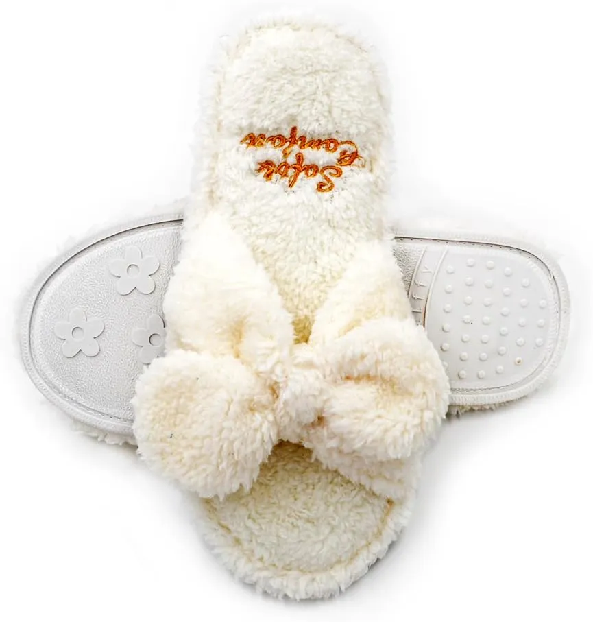 Millffy Indoor Cute Female Woman flip Flop Summer Kawaii House Slippers Floor Fluffy Slippers