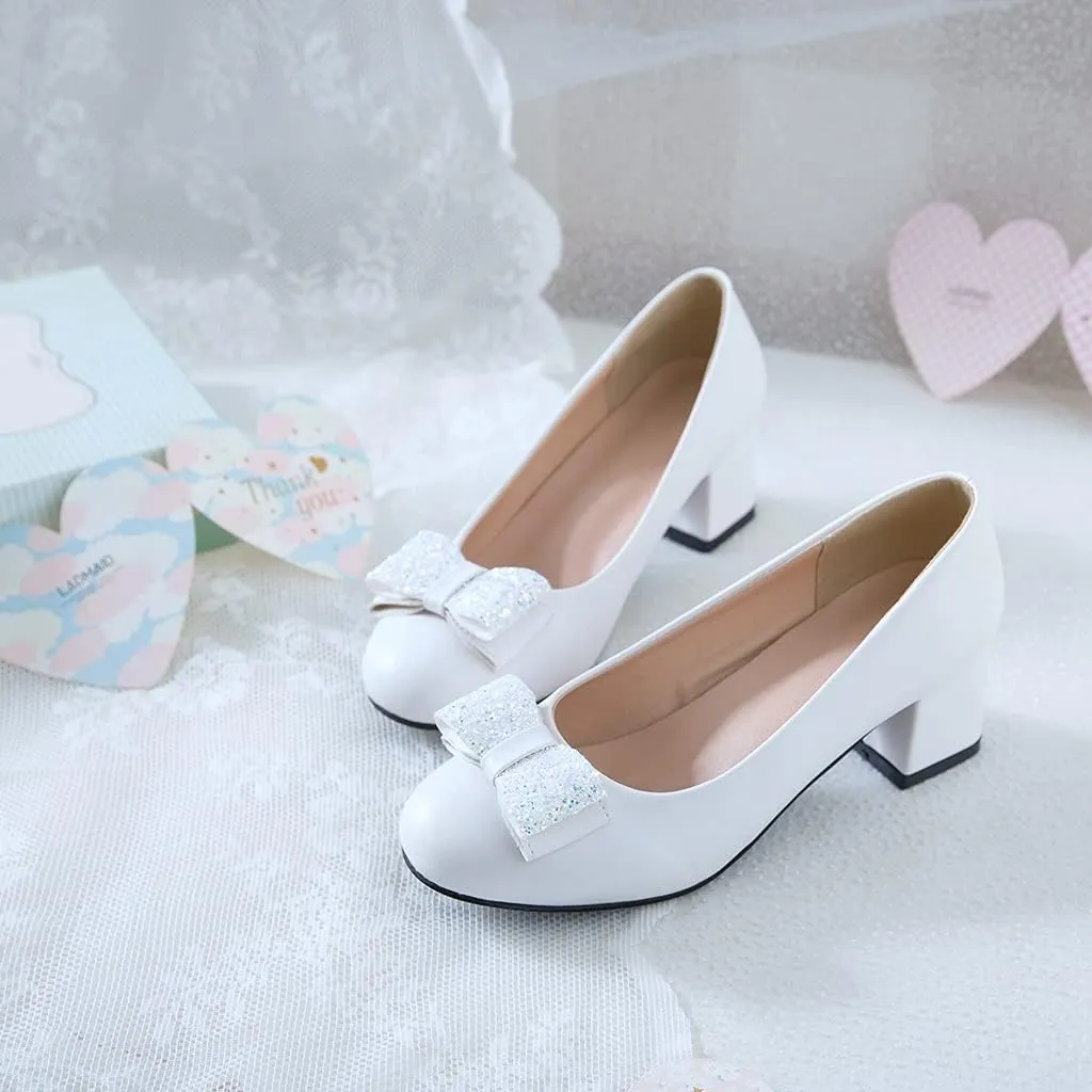 MIOKE Women's T-Strap Mary Jane Pump Oxford Retro Square Toe Patent Leather Low Heel Classic Dress Shoes