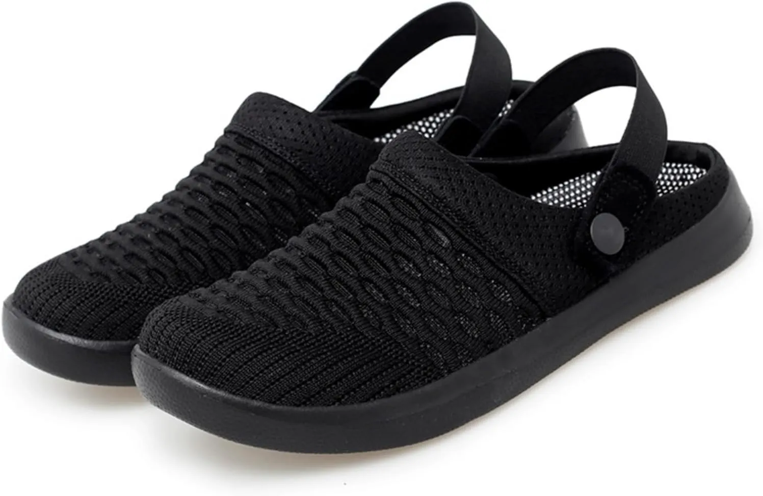 Mmoneyake Mules Clogs for Women Unisex Garden Clogs Shoes Breathable Summer Orthotic Walking Slippers Mesh Slippers Non-Slip Outdoor Beach Sandals Quick Drying Sandals Open Back Slip On Shoes