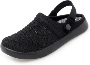 Mmoneyake Mules Clogs for Women Unisex Garden Clogs Shoes Breathable Summer Orthotic Walking Slippers Mesh Slippers Non-Slip Outdoor Beach Sandals Quick Drying Sandals Open Back Slip On Shoes