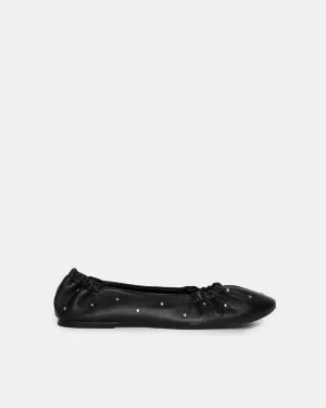 Montagine Ballet Flat Black / Silver