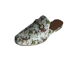 Mule Giant discount Snake Embroidered Mallary Leather Floral Zigi Slide Slip Sandal Loafer Intelligent NY On