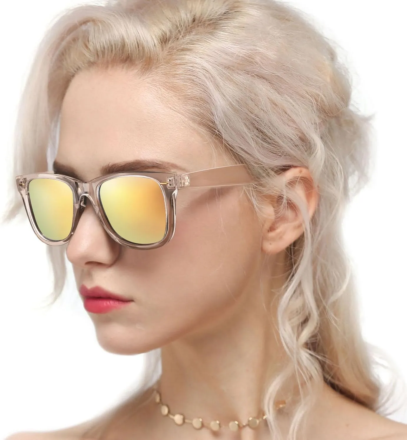 Myiaur Classic Sunglasses for Women Polarized Driving Anti-Glare UV Protection