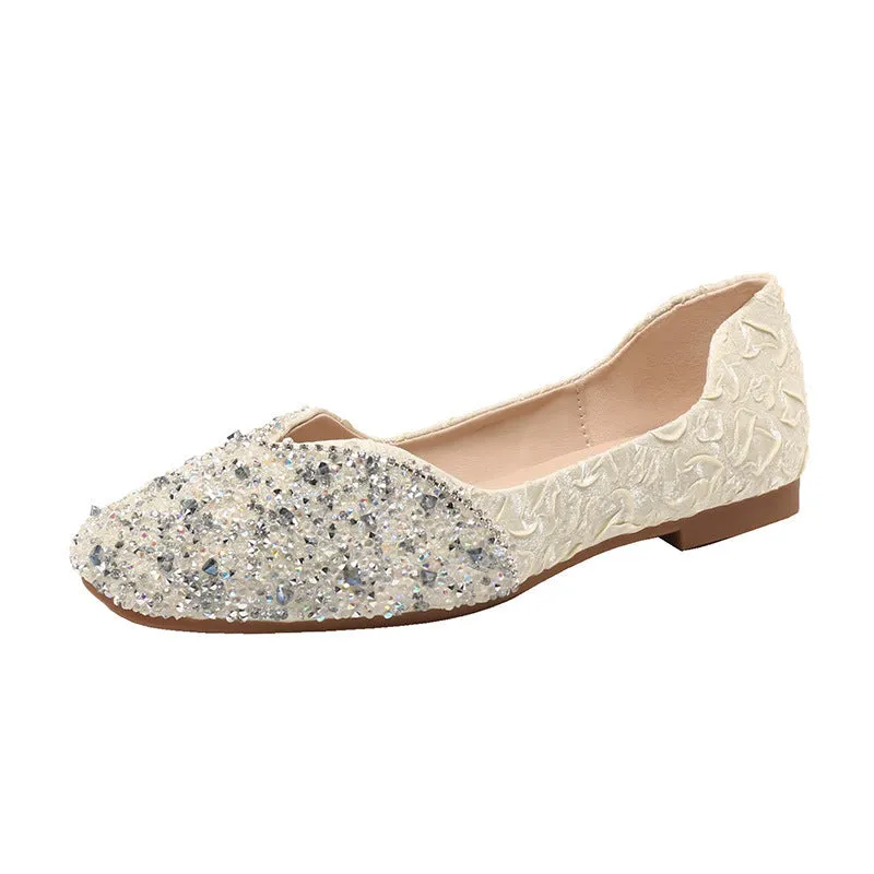Nanccy Square Toe Flat Shoes
