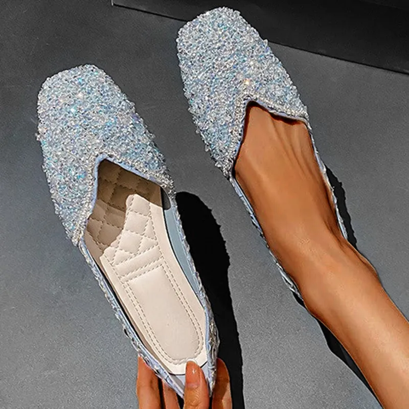 Nanccy Square Toe Flat Shoes