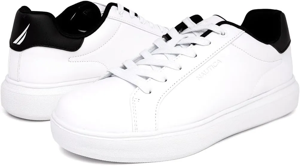 Nautica Men's Classic Lace-Up Low Top Fashion Sneaker Loafer - Stylish and Comfortable Casual Shoe