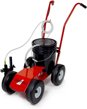 Newstripe EcoLiner Standard Battery Powered Field Striping Machine (Part# 10004483) | Heavy Duty Diaphragm Pump, 12V Deep Cycle Battery, Cushioned Dual Handles | 5-Gallon Capacity | Made in USA