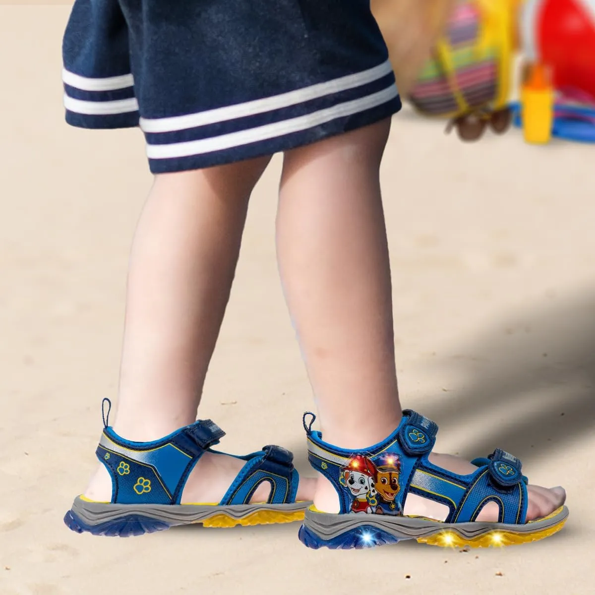 Nickelodeon Paw Patrol Sandals LED Light Up Chase Marshall Water Shoes (Toddler/Little Kid)