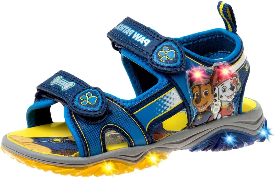 Nickelodeon Paw Patrol Sandals LED Light Up Chase Marshall Water Shoes (Toddler/Little Kid)