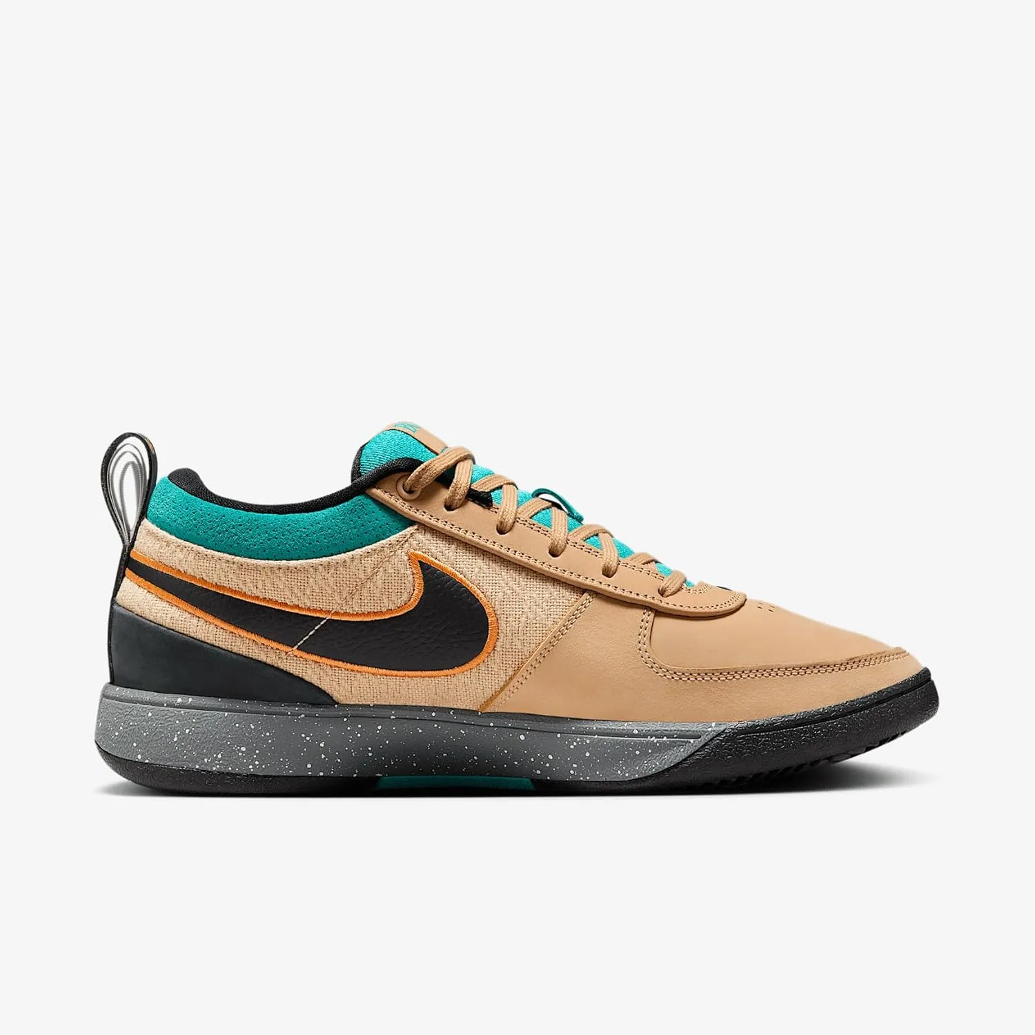 Nike Book 1 "Mowabb Basketball Shoes (IF2406-200, Sesame/Bright Mandarin/Smoke Grey/Black)