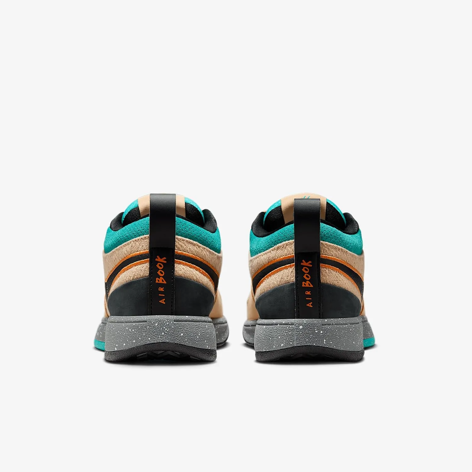 Nike Book 1 "Mowabb Basketball Shoes (IF2406-200, Sesame/Bright Mandarin/Smoke Grey/Black)