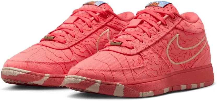 Nike Men's Book 1 Basketball Shoes (IB8054-800, Magic Ember/Picante Red/Washed Coral/White Onyx)