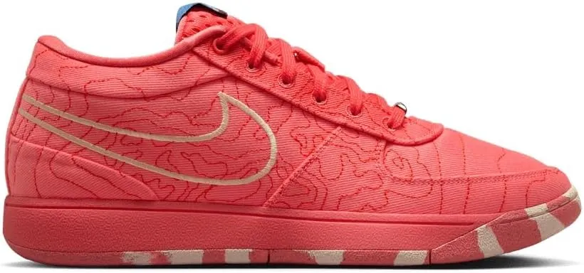 Nike Men's Book 1 Basketball Shoes (IB8054-800, Magic Ember/Picante Red/Washed Coral/White Onyx)