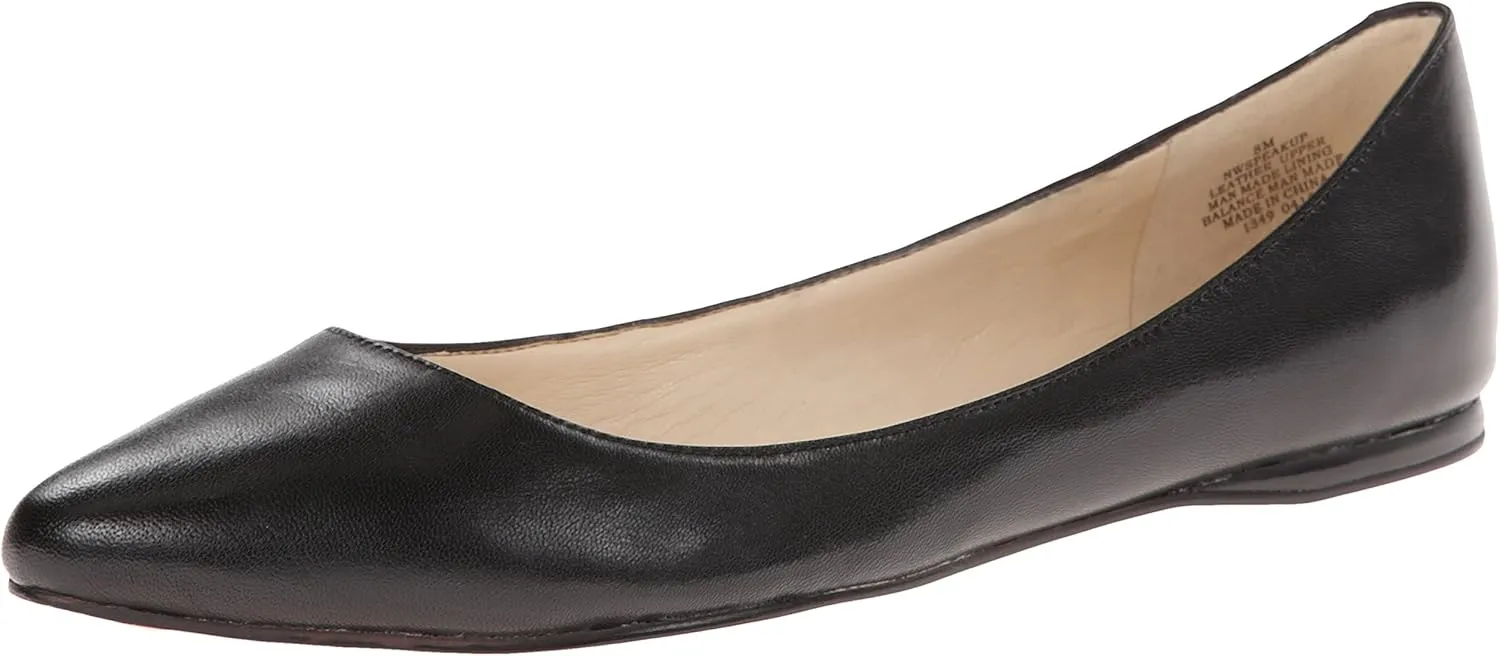Nine West Women's Speakup Pointy Toe Slip-On Ballet Flat