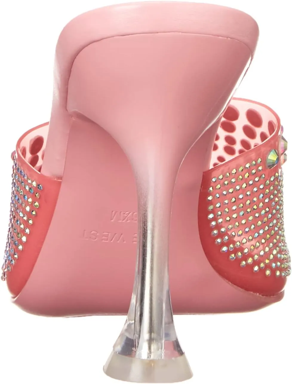Nine West Women's Ziptip Rhinestone Heeled Sandal