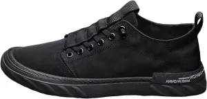 Non Slip Work Sport Shoes for Men Trendy Versatile Shoes Casual Versatile Canvas Arch Business Casual Shoe Men