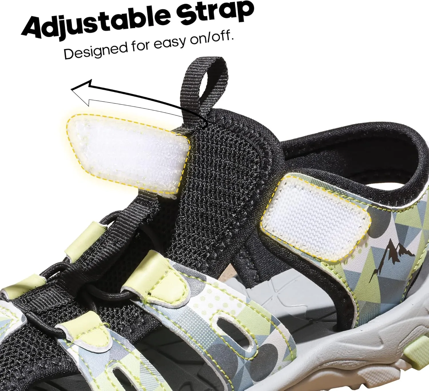 NORTIV 8 Toddler Sandals Summer Boys Girls Kids Sandals Closed-toe Water Hiking Lightweight Athletic Outdoor