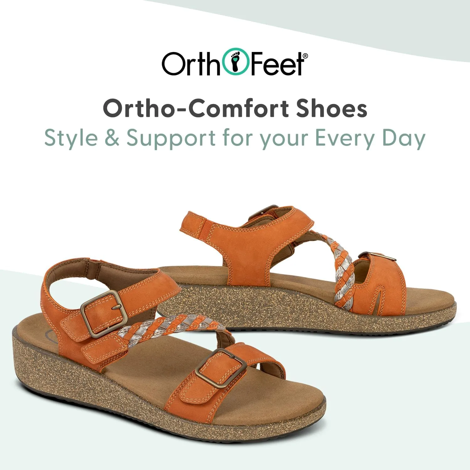 Orthopedic Women's Orthopedic Leather Chloe Sandals