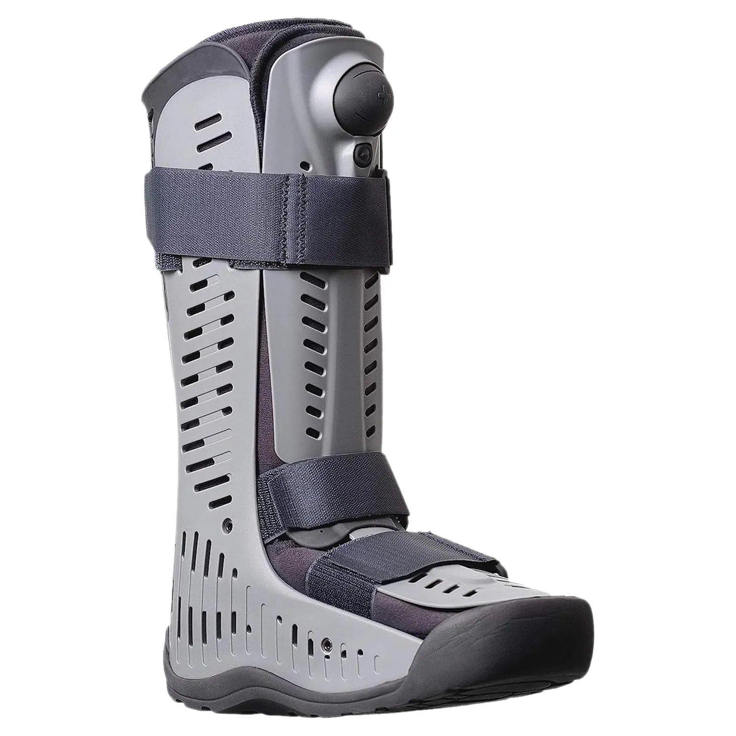 Ossur Rebound Air Walker Boot | Comfortable Walking Boot with Compression Straps & Air Pump Rocker Bottom | Walking Boot for Broken Foot, Walking Boot for Sprained Ankle (High Top, Large)
