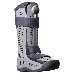 Ossur Rebound Air Walker Boot | Comfortable Walking Boot with Compression Straps & Air Pump Rocker Bottom | Walking Boot for Broken Foot, Walking Boot for Sprained Ankle (High Top, Large)