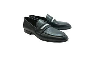 P00083 Depp Loafer with Contrast vamp- Black