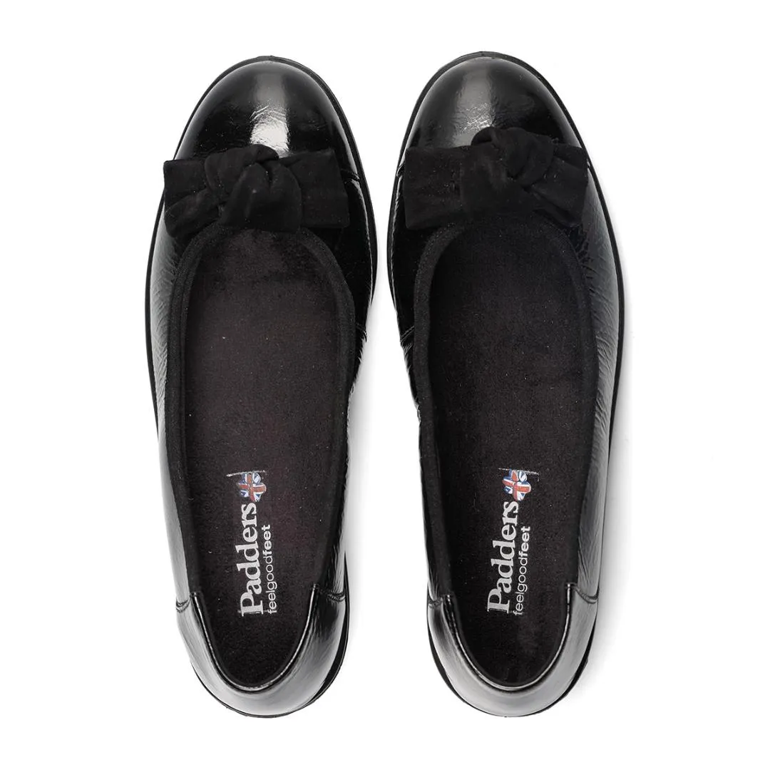 Padders 3209 Orient Pumps - Black Patent