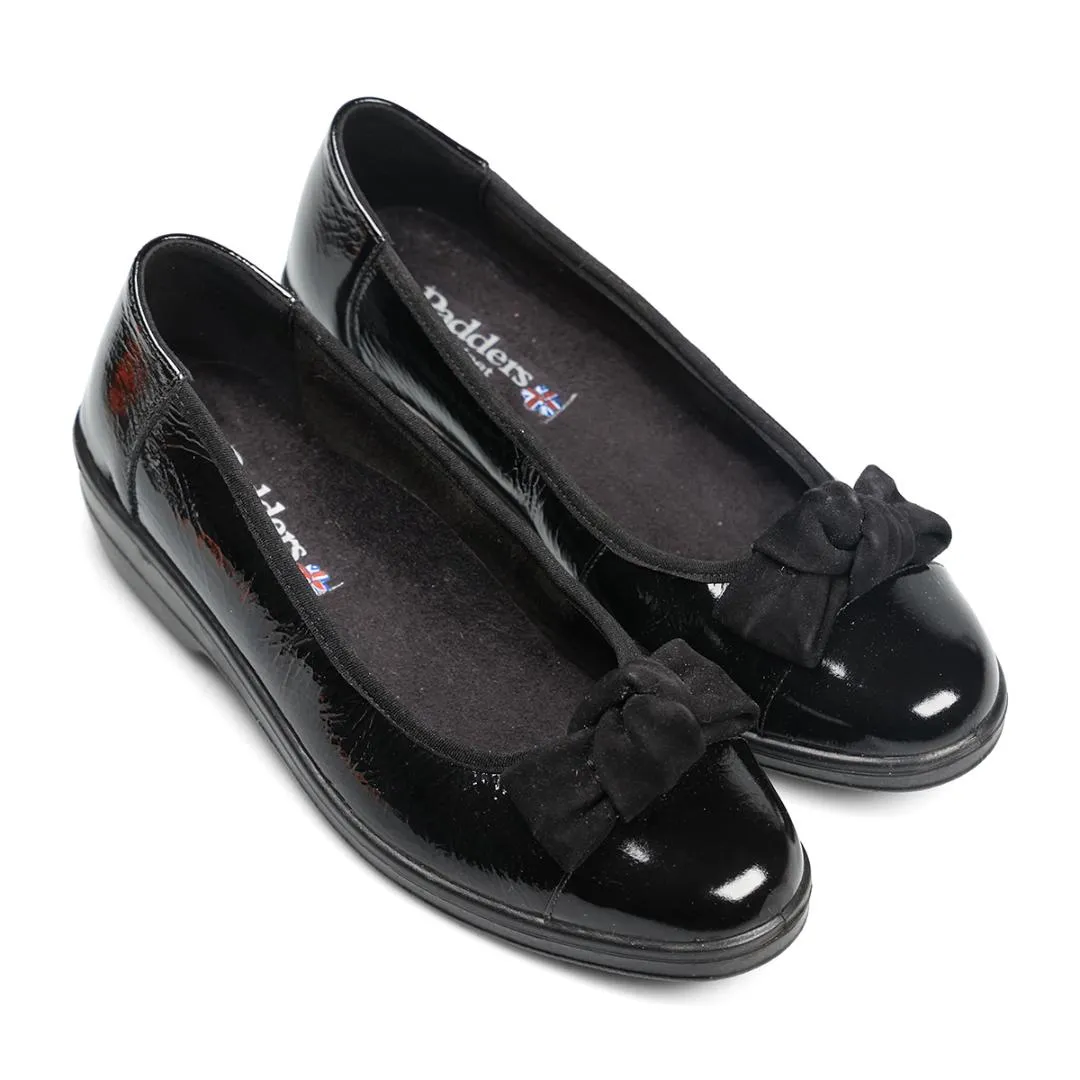 Padders 3209 Orient Pumps - Black Patent