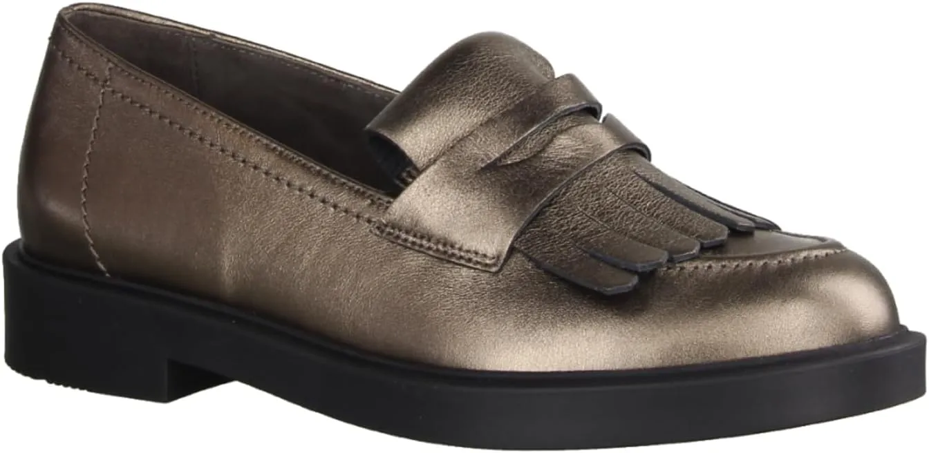 Paul Green Slipper & Moccasin 1049-024, Smooth Leather, Gold, Women