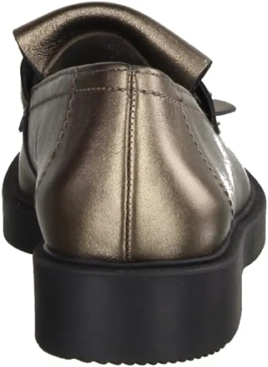 Paul Green Slipper & Moccasin 1049-024, Smooth Leather, Gold, Women