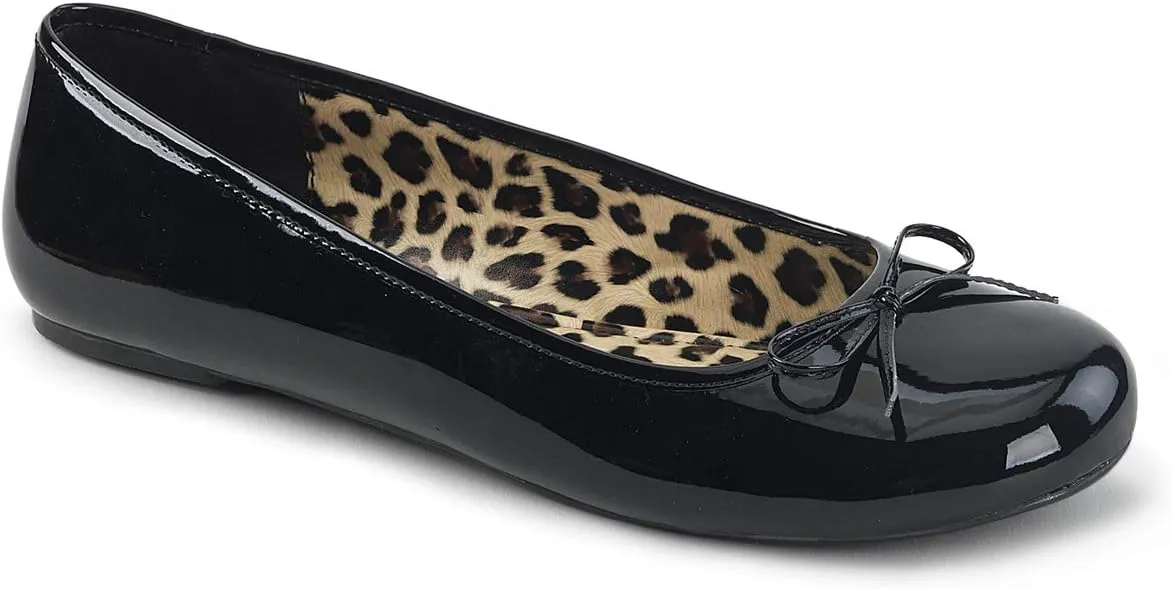 Pleaser Women's Anna01/b Ballet Flat