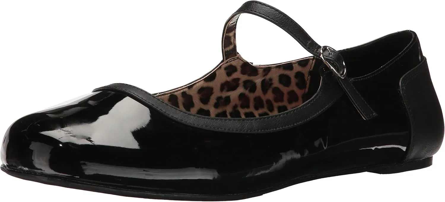 Pleaser Women's Anna02/b-Bpu Ballet Flat