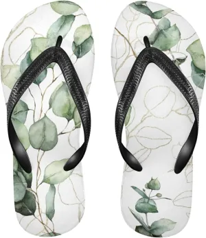 Poeticcity Flip Sandal Men Women Flip Flops for Hotel Spa Home Slippers Bedroom Travel S-XXL