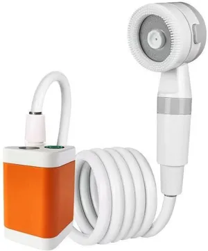 Portable Shower Electric Shower with Hose for Backpacking Hiking Travel