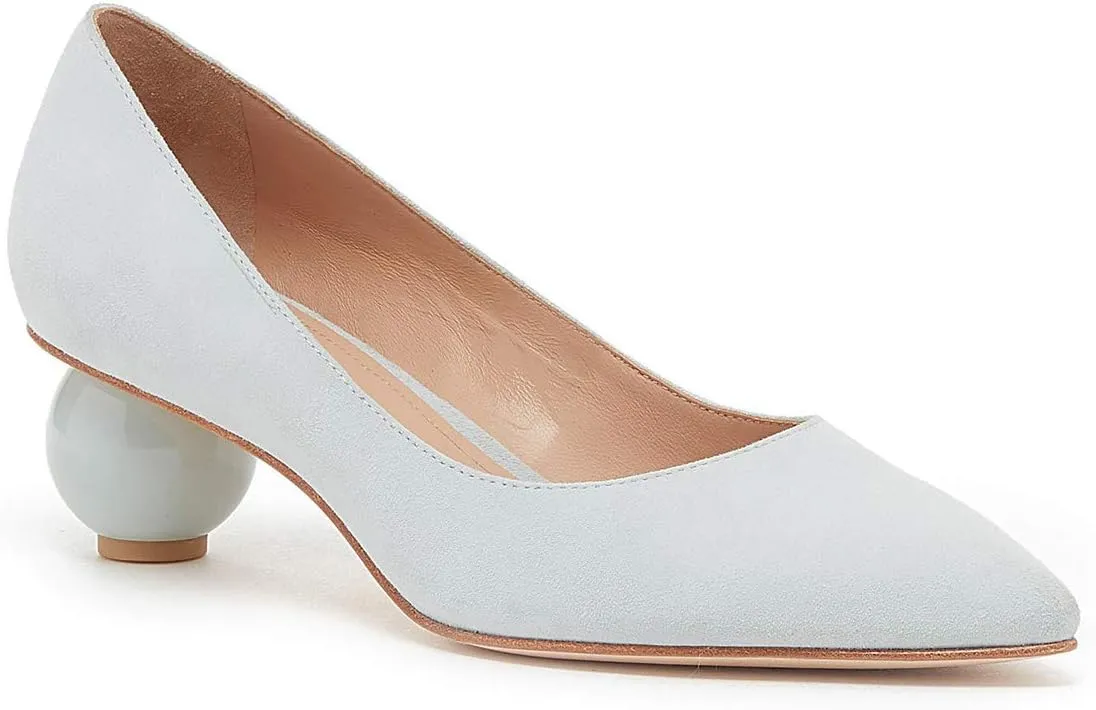 Pour La Victoire Kiki Unique Sphere Heel Pointed Toe Dress Classic Fashion Pumps