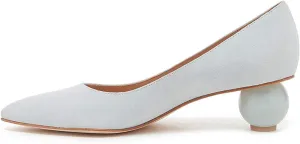 Pour La Victoire Kiki Unique Sphere Heel Pointed Toe Dress Classic Fashion Pumps