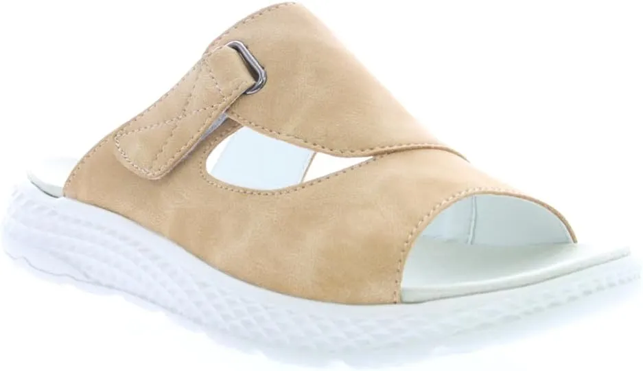 Propet Womens Travelactiv Sedona Slide Casual Sandals Casual - Orange