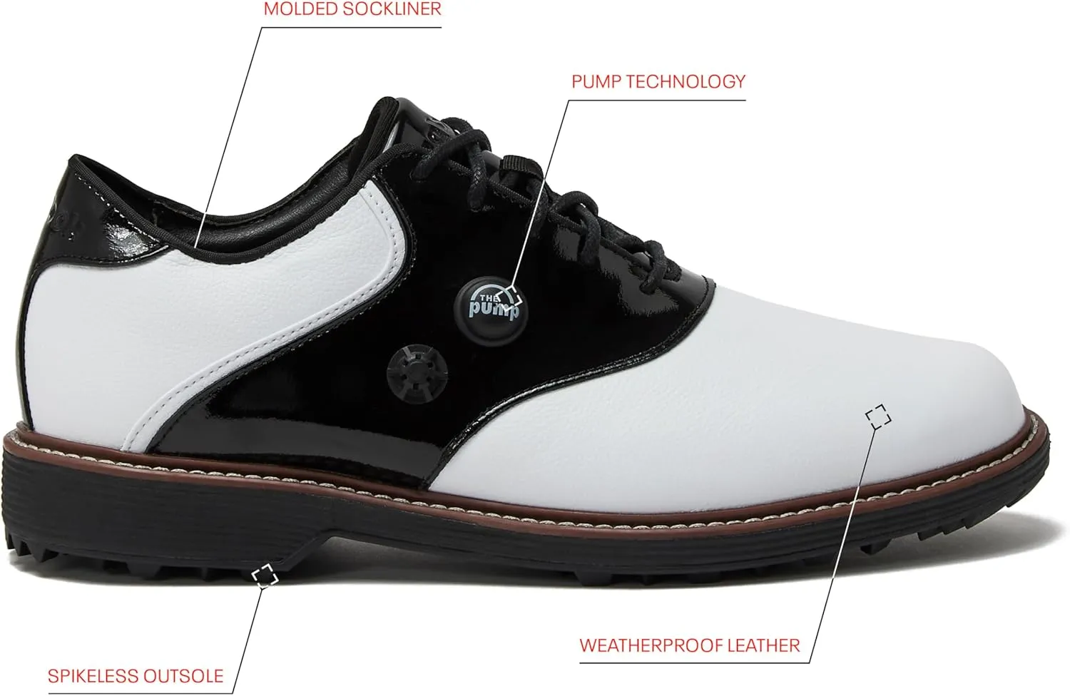 Reebok Unisex-Adult Og Pump Golf Sneaker