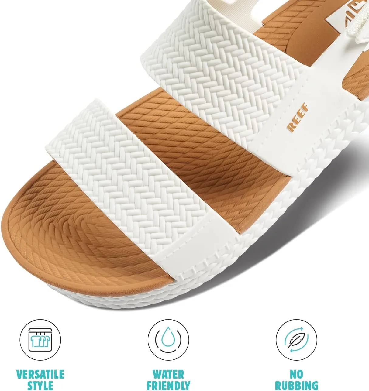 Reef Women's Water Vista Higher Platform Sandal, Water Friendly, Adjustable Strap