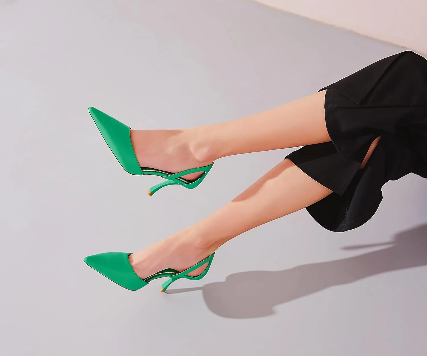 Reitoye Women's Stiletto High Heel Pumps Sexy Pointed Toe Dress Pump Heels