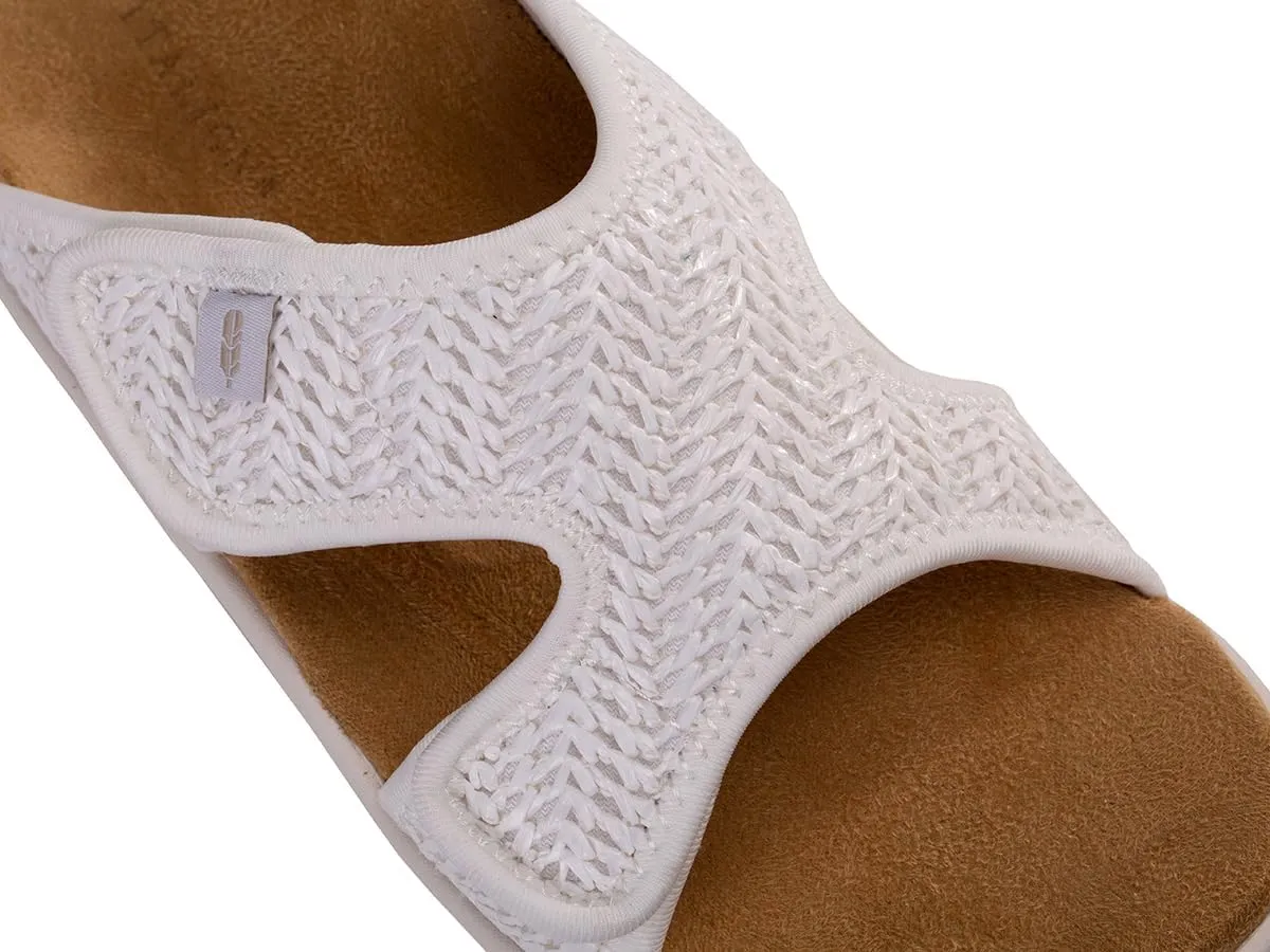REVITALIGN Women's Kholo Raffia Slide Sandal