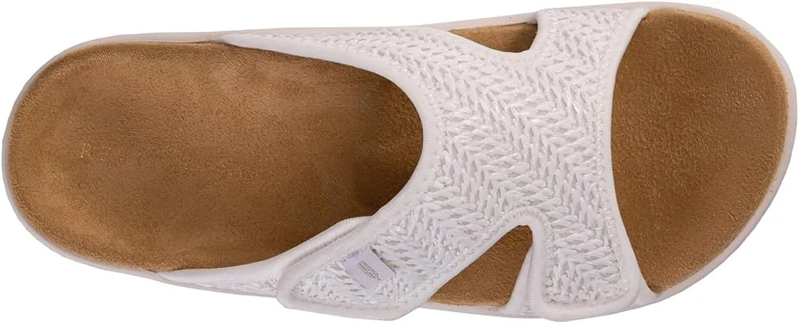 REVITALIGN Women's Kholo Raffia Slide Sandal