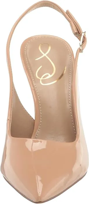 Sam Beige Edelman Sling Toe Pointed Pumps Blush Sale-priced Hazel Stiletto Heeled Competitive Dress