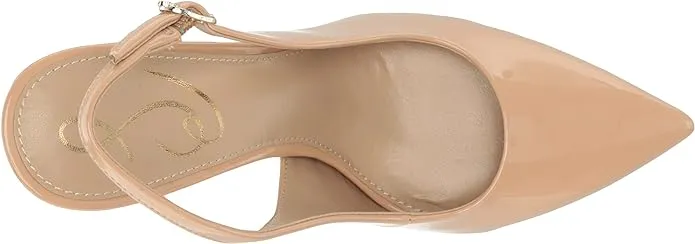 Sam Beige Edelman Sling Toe Pointed Pumps Blush Sale-priced Hazel Stiletto Heeled Competitive Dress