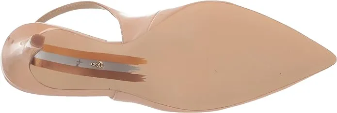 Sam Beige Edelman Sling Toe Pointed Pumps Blush Sale-priced Hazel Stiletto Heeled Competitive Dress
