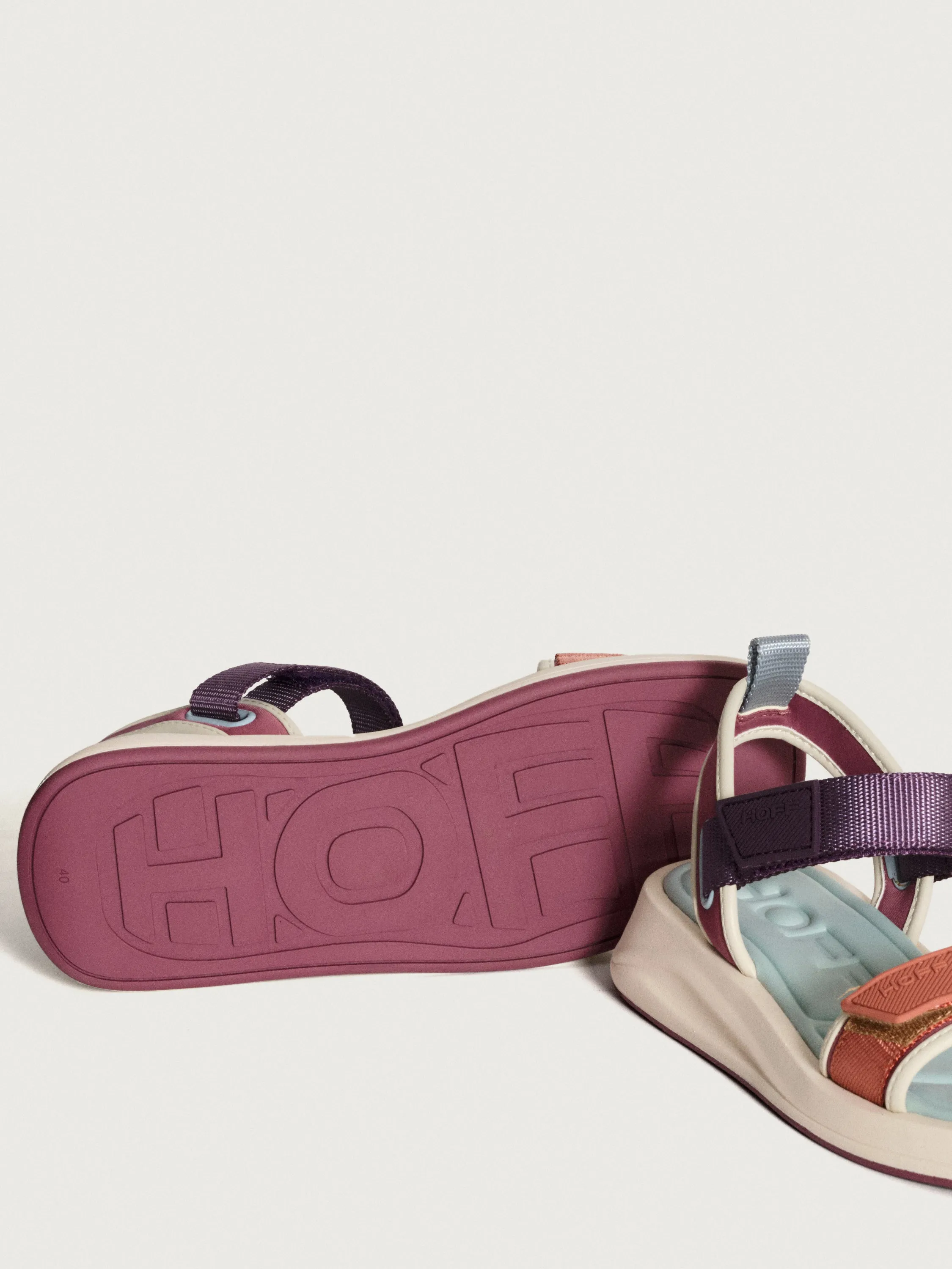 SANDAL VENICE AUBERGINE