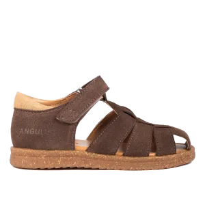 Sandal with adjustable velcro closure