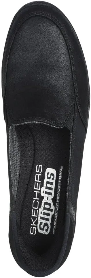 Skechers Women's Reggae Fest 2.0-Classically Hands Free Slip-ins Loafer Flat