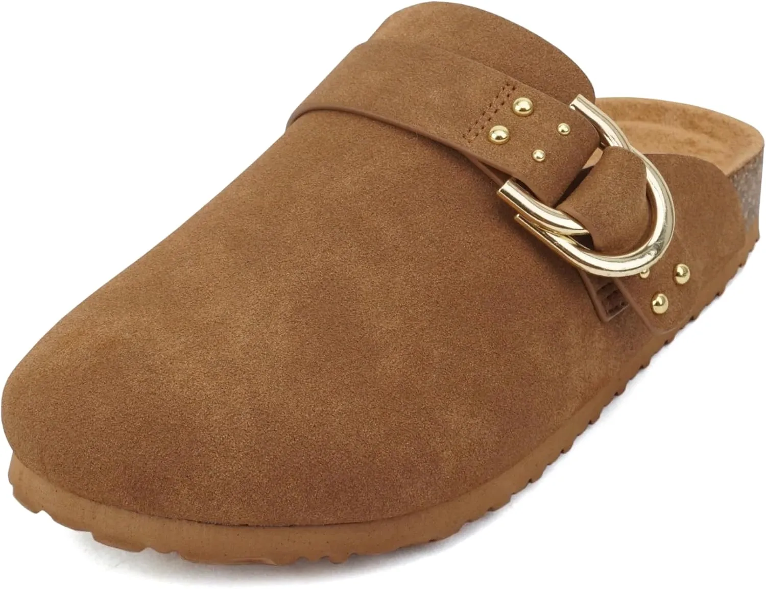 Soda Trisha ~ Women Buckle Strap Slip-On Flatform Mule