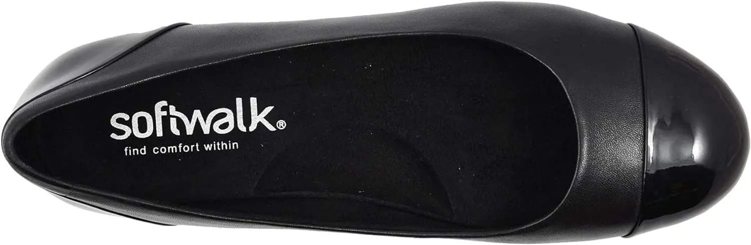 SoftWalk Women's Sonoma Cap Toe Ballet Flat