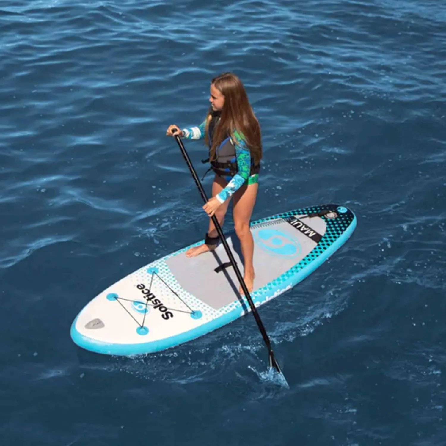Solstice Watersports Maui Inflatable Stand-Up Paddle Board Kit (8' x 29'' x 5'')